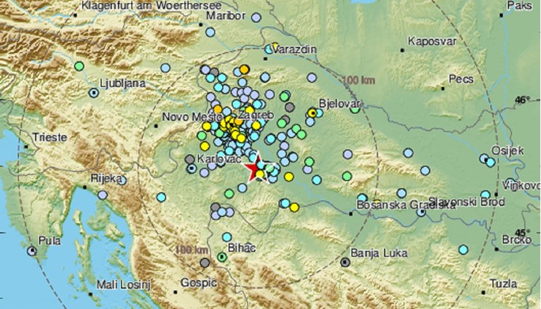 U zadnjih 37 sati u Hrvatskoj se osjetilo 20 potresa