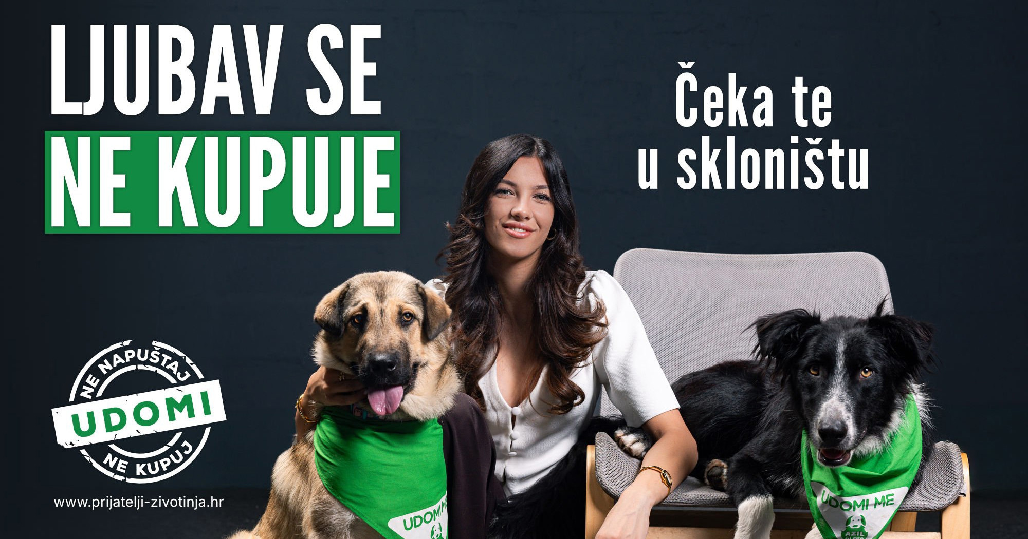 Kći Gorana Višnjića (Kraljica Hrvatske) u kampanji za udomljavanje životinja
