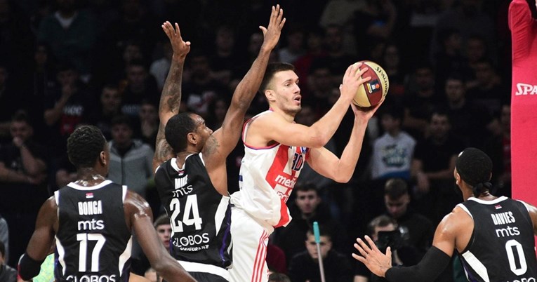 Crvena zvezda pobijedila Partizan u derbiju ABA lige