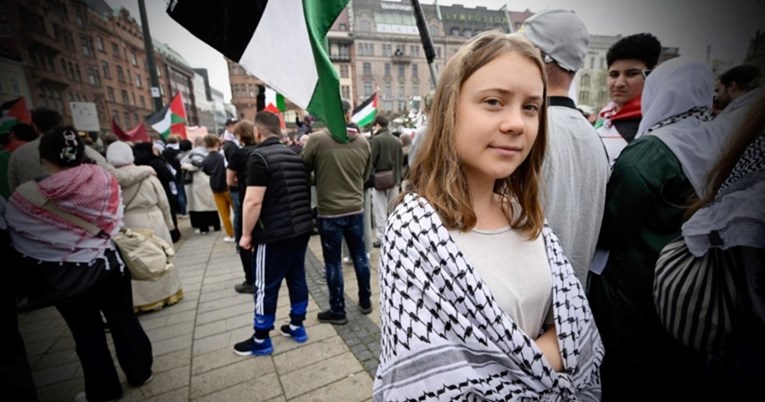 Oko 5000 ljudi prosvjedovalo protiv Izraela na Eurosongu. Među njima i Greta Thunberg