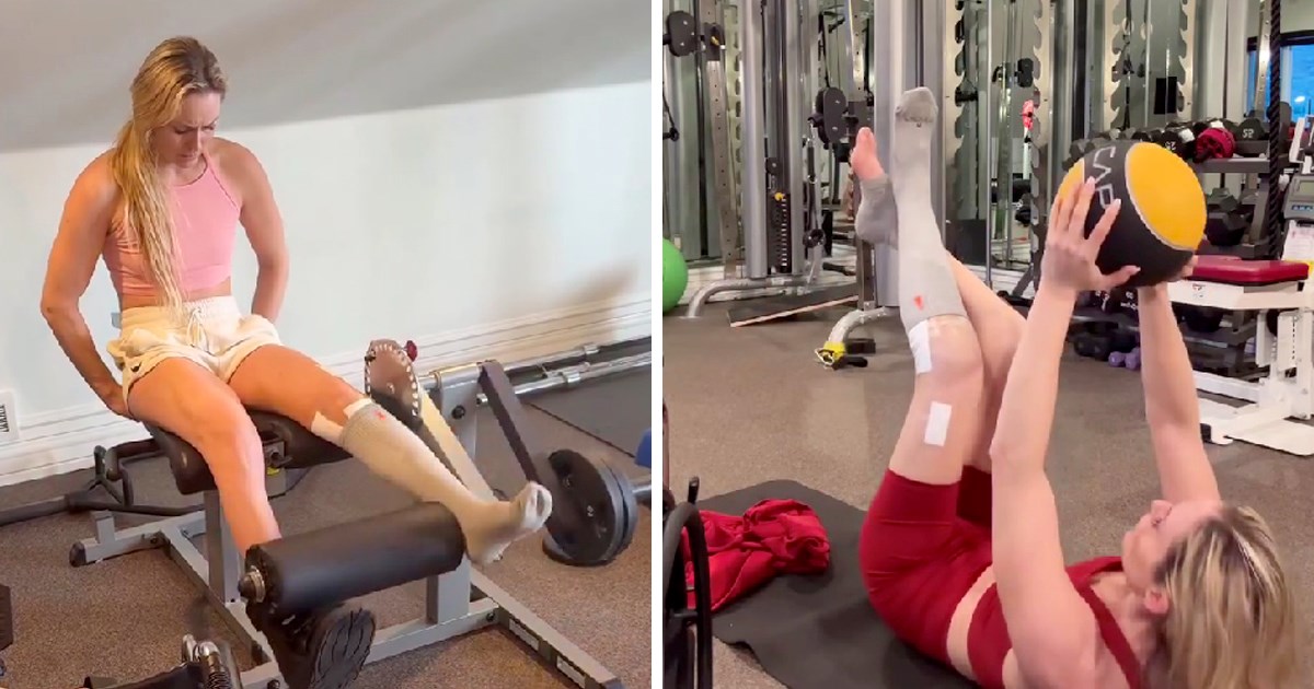 Pogledajte kakve vježbe radi Lindsey Vonn mjesec dana nakon teškog loma noge