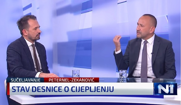 Zekanović i Peternel se posvađali: "Vi veze s mozgom nemate o medicini, kao ni ja"