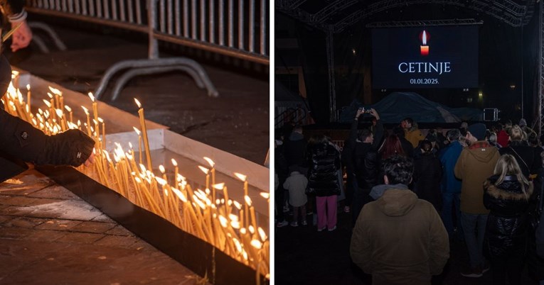 FOTO Ljudi u Podgorici pale svijeće za žrtve masakra. "Rane Cetinja i nas bole"