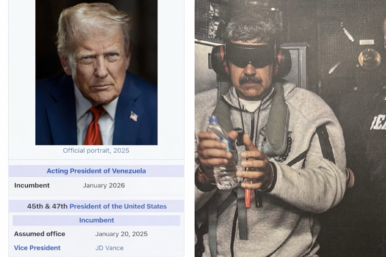Trump objavio screenshot na kojem piše da je predsjednik Venezuele