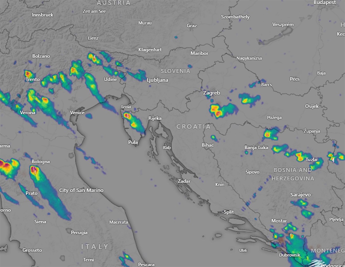 Na snazi žuto upozorenje zbog mogućih nevremena