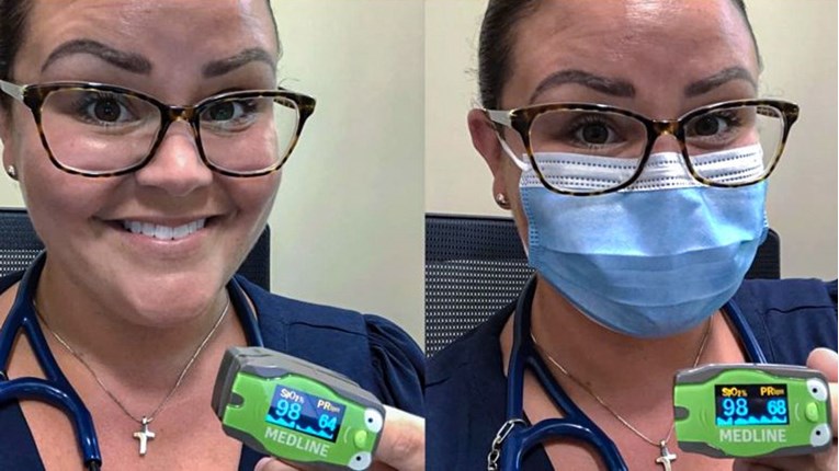 Američka liječnica nosila masku pa izmjerila kisik. Rezultat je isti kao i bez maske