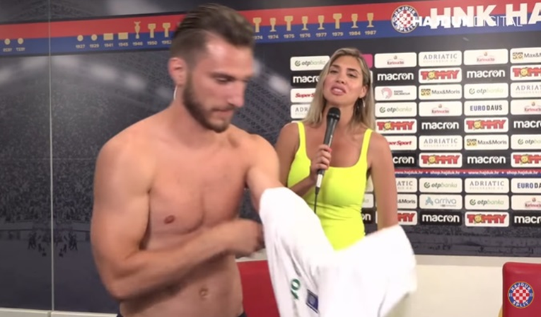 Hajdukovac se skinuo pred Mirtom Šurjak, ona komentirala: Žene će biti zadovoljne