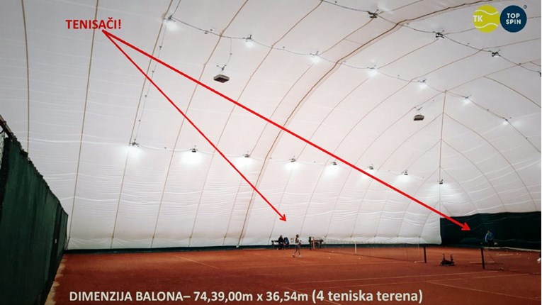 Teniski klub iz Zagreba reagirao na nove mjere: Iznajmljujemo balon za misna slavlja