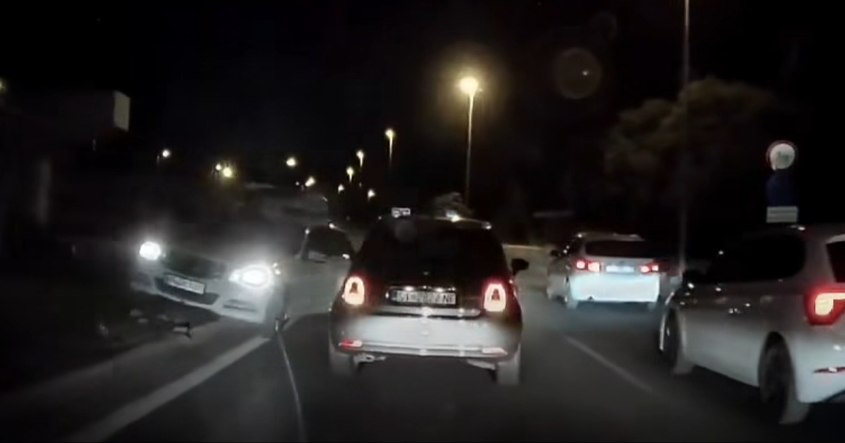 VIDEO Stranac u Mercedesu vozio brzom cestom u suprotnom smjeru