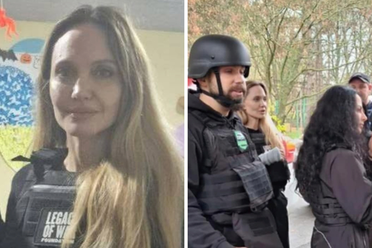 FOTO Angelina Jolie otišla u Ukrajinu. Posjet prekinule sirene za zračnu opasnost