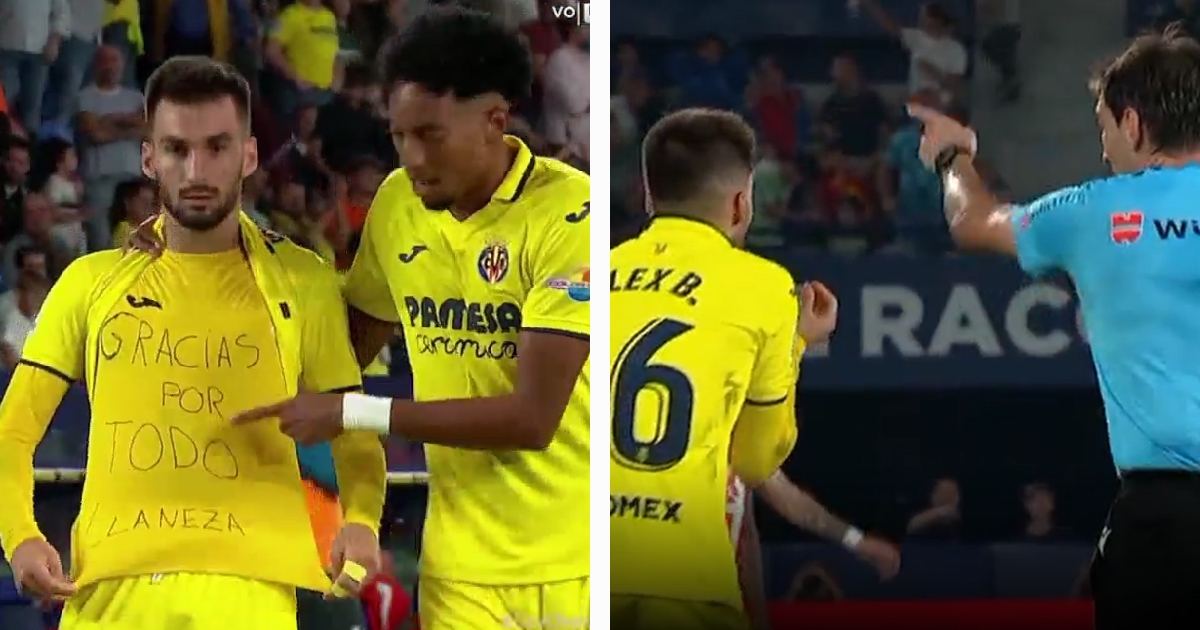Igrač Villarreala odao počast preminuloj legendi pa dobio crveni. Suigrači poludjeli