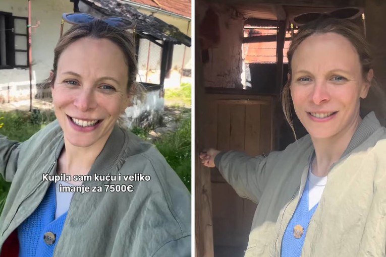 VIDEO Zagrebačka influencerica kupila kuću i imanje od 1500 kvadrata za 7500 eura