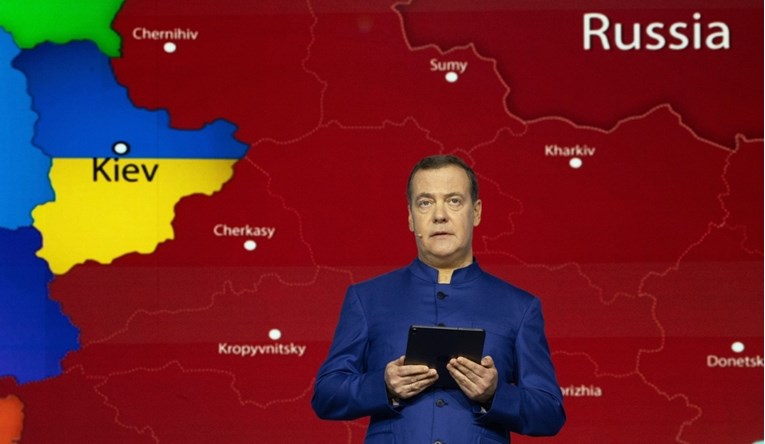FOTO Medvedev objavio planove za Ukrajinu. Ovo je njegova karta Europe