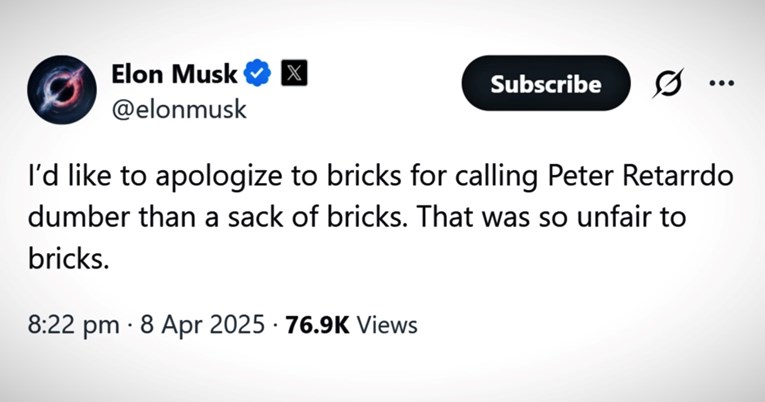 Musk Trumpovog čovjeka nazvao retardiranim