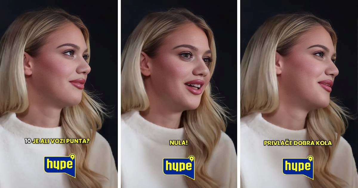 Pitali makedonsku manekenku: "10 je, ali vozi Punta?" Ona: "Nula!"