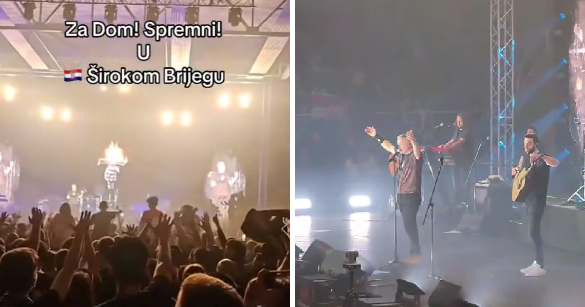 Svećenik: Salutiraju ZDS, a uz to zanosno pjevaju "Neću izdat ja Boga nikada"