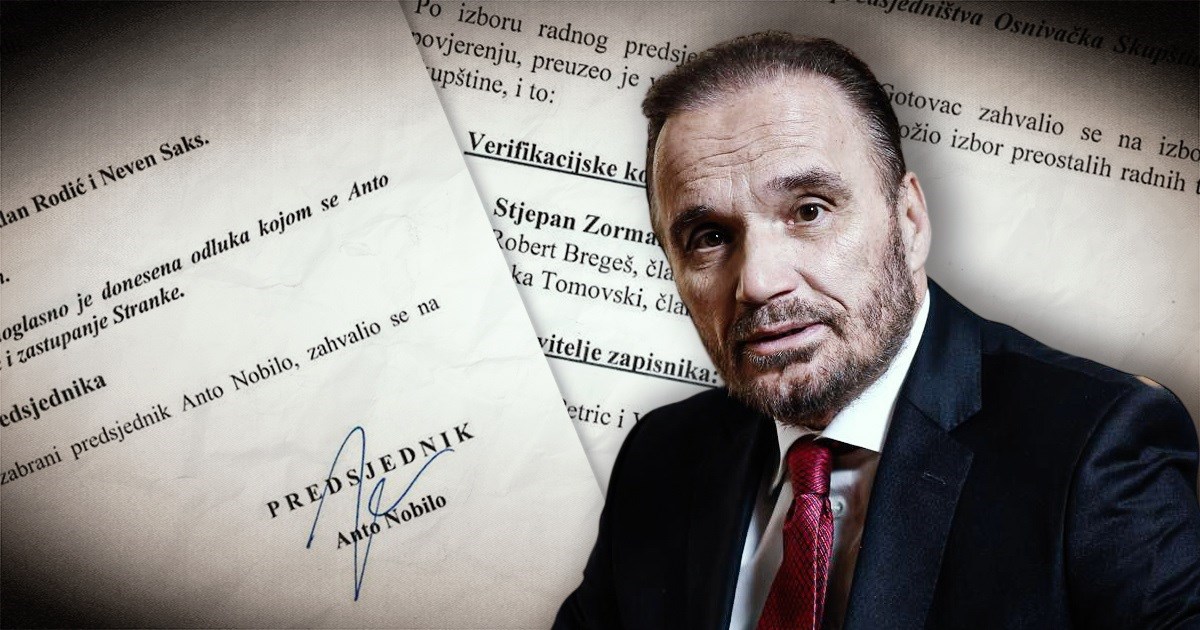 Objavljeno tko je u Nobilovoj stranci Pravi SDP. Priča je jako čudna