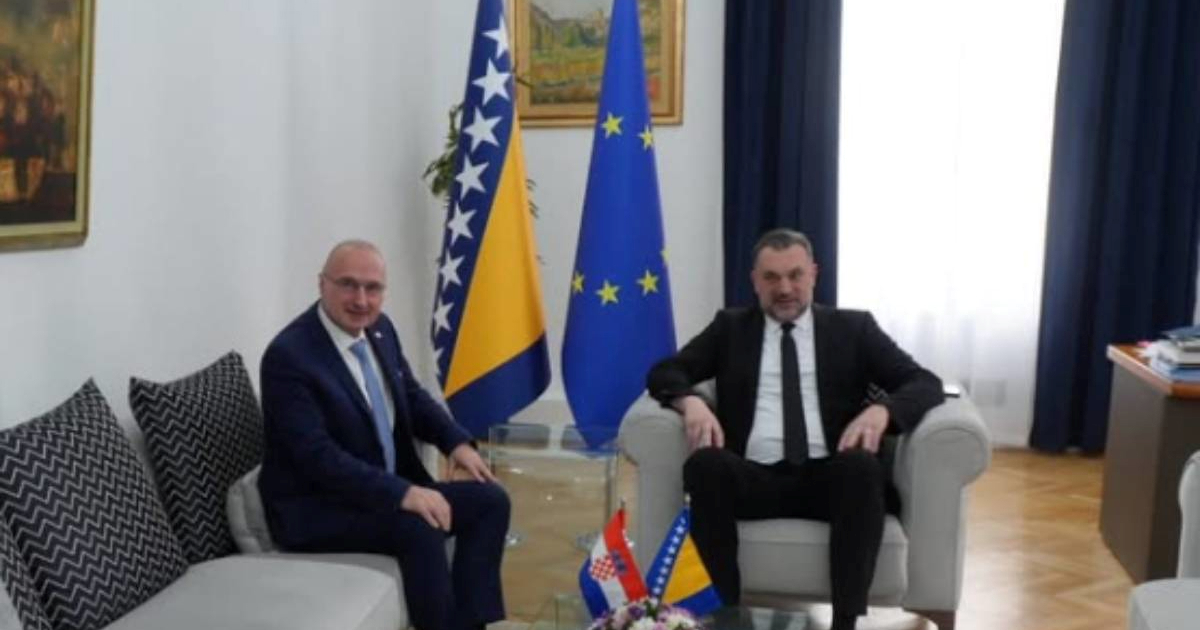 Grlić Radman u Sarajevu: "Hrvati u BiH moraju moći birati svoje predstavnike"