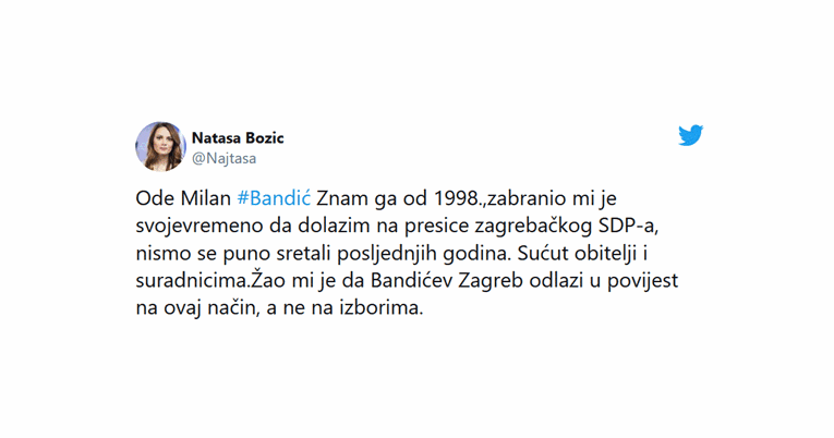PRATITE REAKCIJE NA BANDIĆEVU SMRT Javili se Plenković, SDP, Beljak, Kalinić...