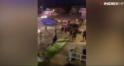 VIDEO Ranjeni prosvjednici se džipom zabili u policajce, dvojica završila bolnici