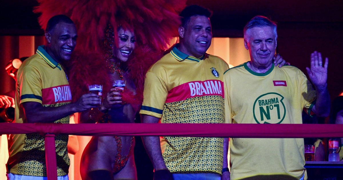 Ancelotti, Ronaldo i Denilson na hit-fotografiji s karnevala u Riju