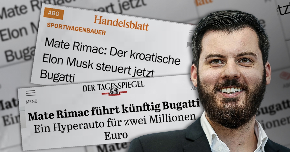 Njemački mediji: Rimac je najcool poduzetnik na Jadranu