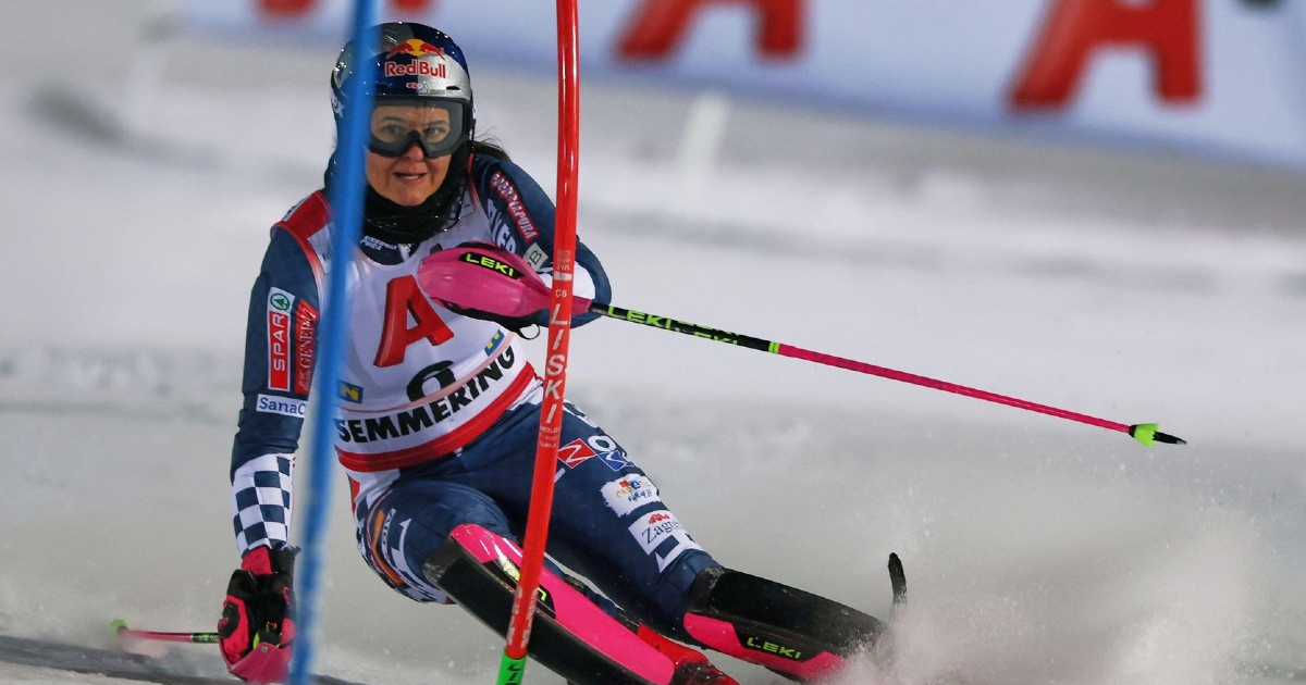 OD 10:00 Zrinka Ljutić vozi veleslalom u Kranjskoj gori