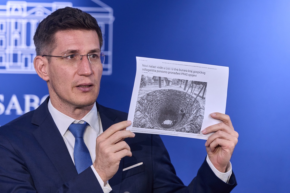 Troskot: U bunarima u Lici su pronađene "vječne kemikalije", to demantira Plenkovića