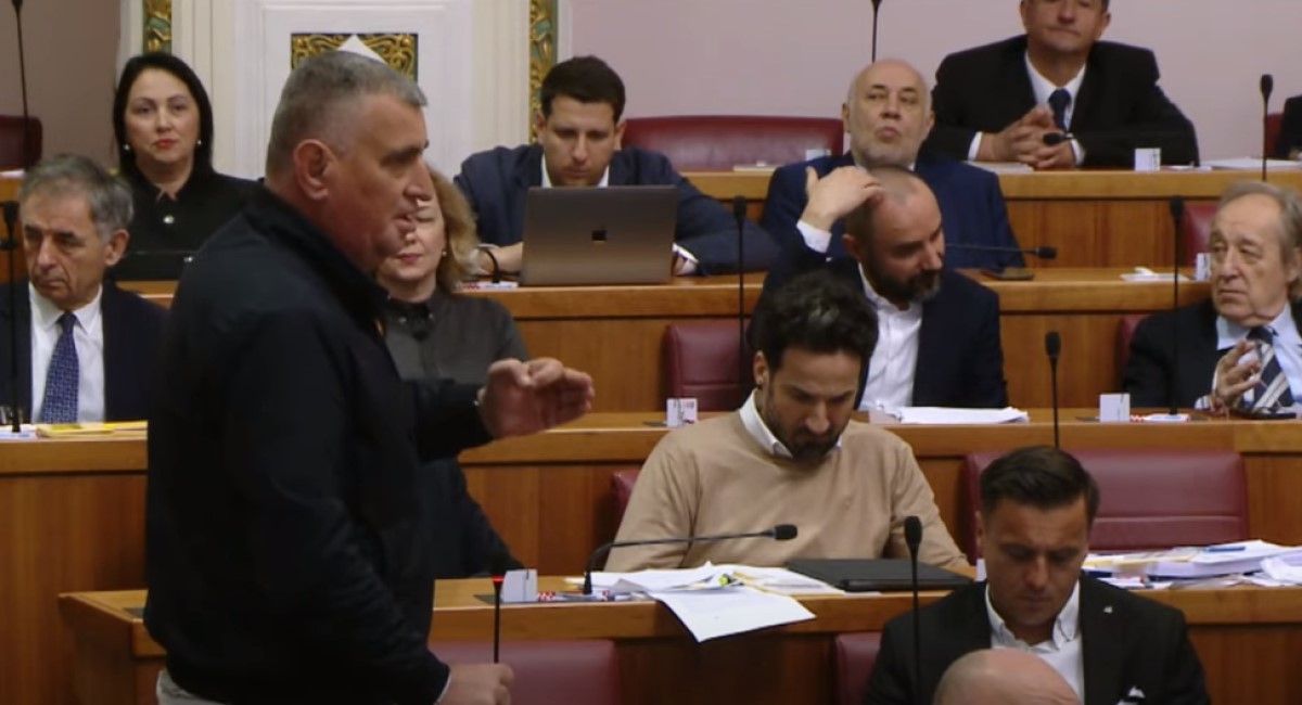 VIDEO Bulj prije izbacivanja iz sabora: Za dom spremni