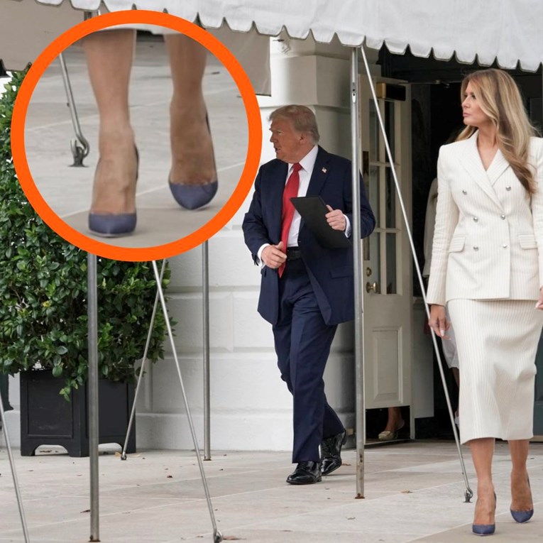 Melania Trump iznenadila odabirom cipela na Trumpovom rođendanu