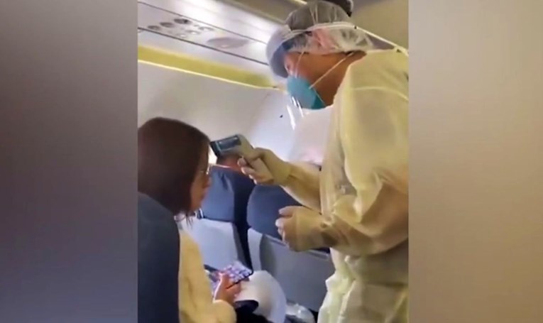 VIDEO Kinezi zbog smrtonosnog virusa skeniraju putnike u avionima