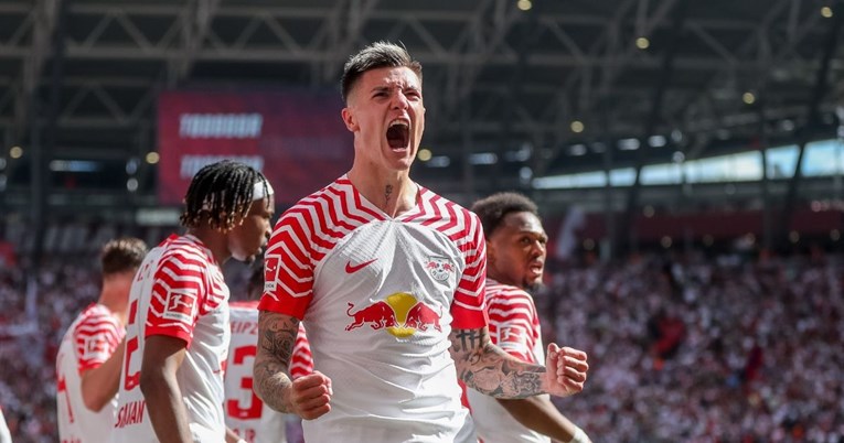 RB Leipzig deklasirao Augsburg. Briljirao slovenski napadač