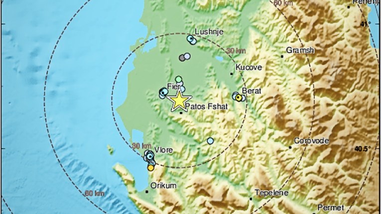 Potres od 4.1 pogodio Albaniju