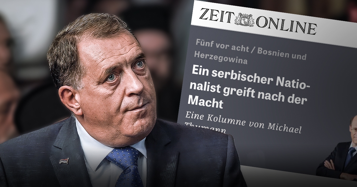 Die Zeit: Glavni uzrok krize u BiH je Milorad Dodik