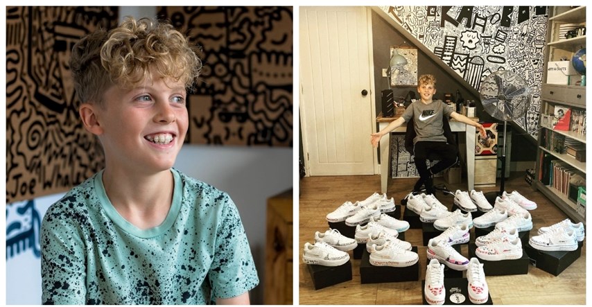 13-godišnjaka su u školi korili da prestane šarati, a sada je sklopio ugovor s Nikeom