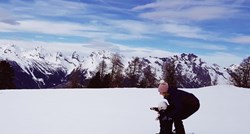 Već je na skijama: Jednogodišnja kći Ane Jelušić ide maminim stopama