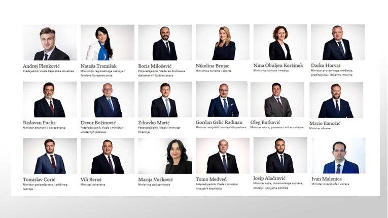 Ovo su svi članovi nove Plenkovićeve vlade. Donosimo njihove službene biografije