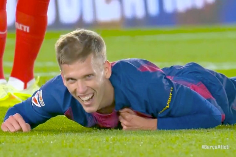 VIDEO Olmo zabio Atleticu pa se ozlijedio i izašao iz igre