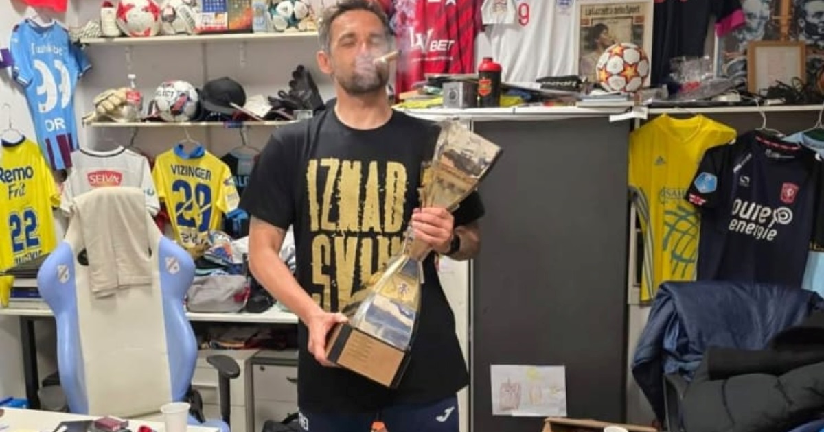 Cigara, pivo i trofej. Đalović se pohvalio titulom prvaka