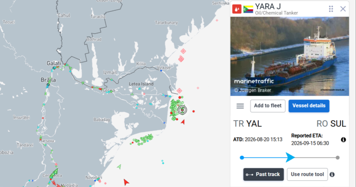 Tanker u rumunjskim teritorijalnim vodama pogođen dronom