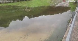Poplave na Braču nakon enormne količine kiše, pogledajte snimku