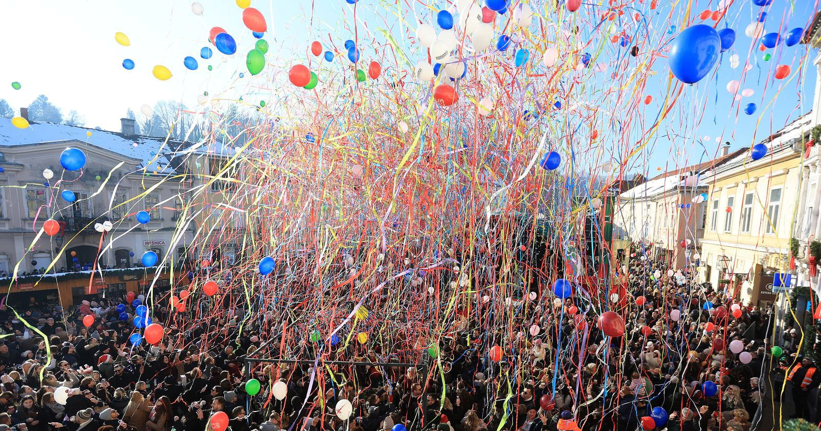 VIDEO Samobor je spektakularno dočekao Novu godinu u podne
