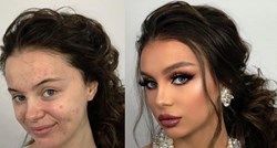 Mladenke podijelile fotke prije i poslije šminkanja, mnoge su neprepoznatljive