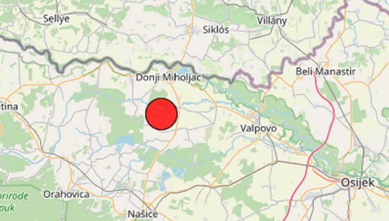 Potres magnitude 3.2 po Richteru kod Donjeg Miholjca