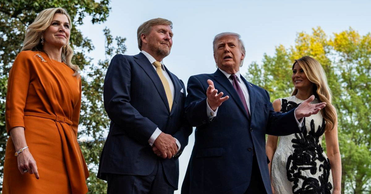 VIDEO Trump ugostio nizozemskog kralja i kraljicu, kamere snimile neugodan trenutak