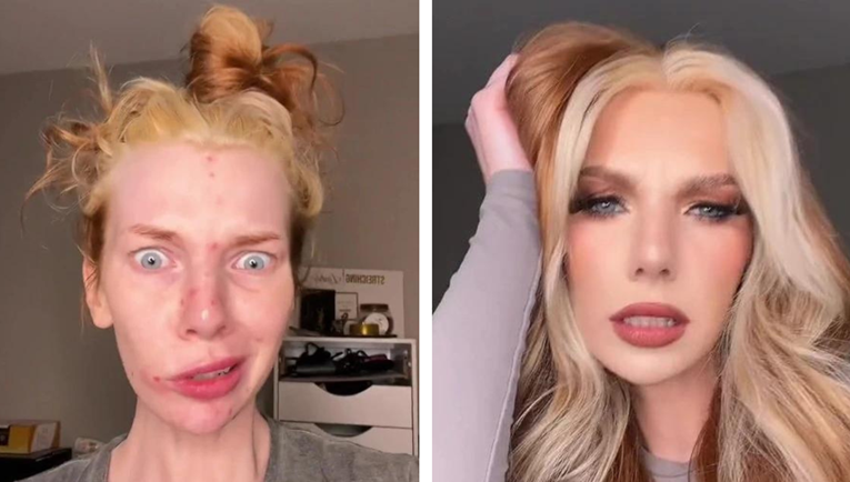 Objavila video prije i poslije šminkanja, ljudi u čudu: "Kako si to napravila?"