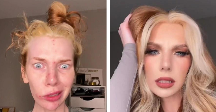 Objavila video prije i poslije šminkanja, ljudi u čudu: "Kako si to napravila?"
