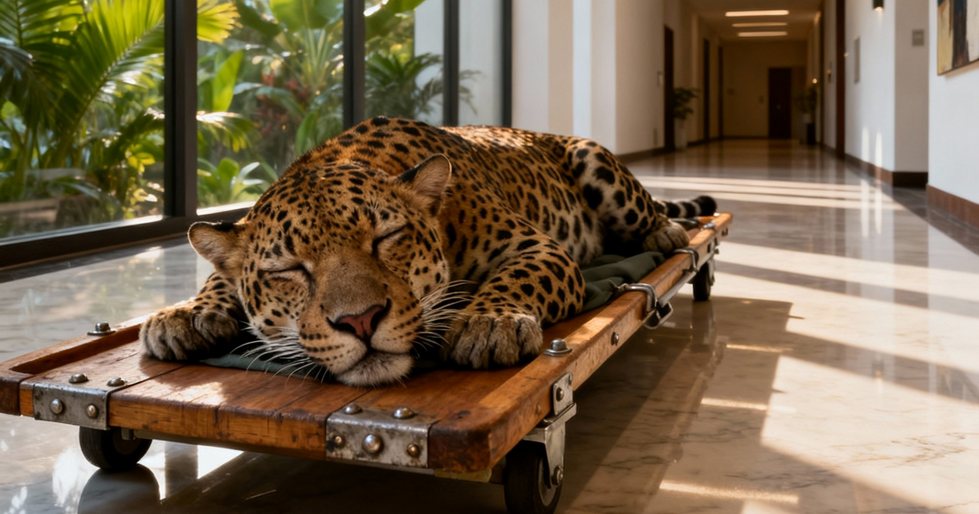 U Indoneziji pronašli leoparda ispred hotelske sobe