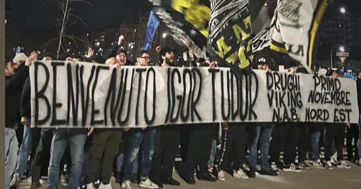 Juventusovi ultrasi došli pozdraviti Tudora. Kada je izašao vani krenula je ludnica