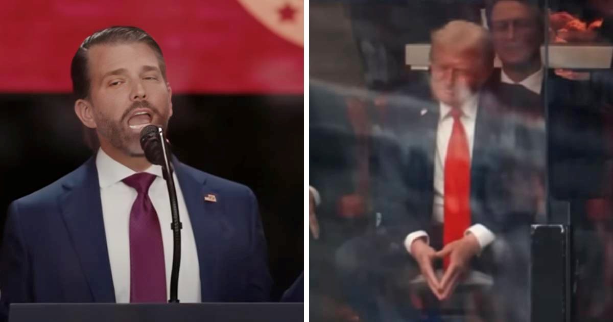 Trump Jr. imitirao oca na komemoraciji za Kirka, pogledajte njegovu reakciju